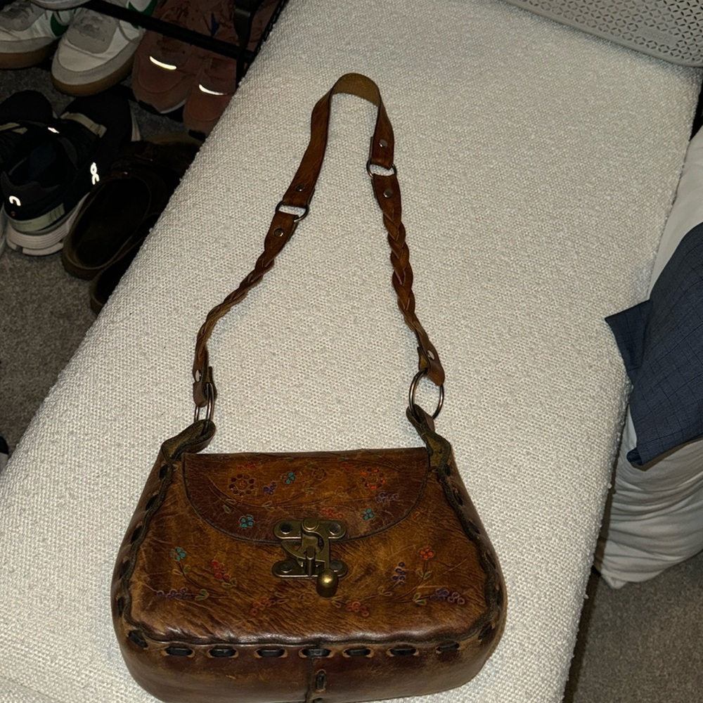 Handmade leather purse